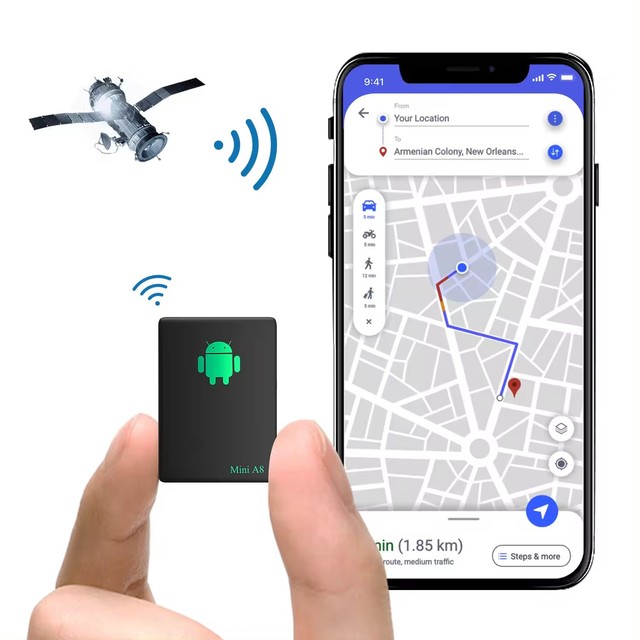 A8 GPS Tracker 2G LTE Beidou Wi-Fi Dashboard Remote Monitoring Vibration Alarm Waterproof for Trailer Use Android App Track View