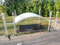 Sistema de Estructura de Arco de Aluminio Curvo para Iluminación de Escenarios de Conciertos y Eventos