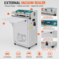 Machine de mise sous vide externe de qualité alimentaire XICANG 1,5 kW 610 mm en acier inoxydable, sans écaillage de peinture pour viande et fruits de mer