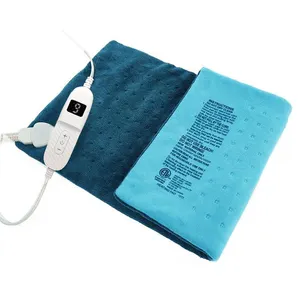 Coral Fleece Warp Knitting Fabric Heat Pad Hot Seller Fast Heating Adjustable Temperature Controlled 110v Electric Warm Blanket
