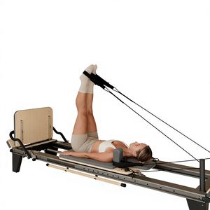 Machine de Pilates Reformer en alliage d'aluminium durable et réglable avec rail coulissant pour entraînement complet du corps en studio de Pilates - Product Image 1