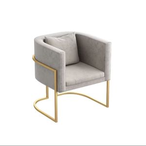 Canapé simple visiteur d'hôtel Salon en velours au design moderne Immeuble de bureaux Canapé de loisirs Chaise de visite pour réception d'invités - Product Image 4