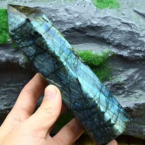 Vente en gros de pierres de cristal polies de style bohème en aventurine verte naturelle et labradorite pour la décoration intérieure et les cadeaux de fêtes - Product Image 4