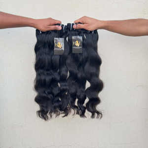 ช่อผมจากกัมพูชาผมมนุษย์เป็นลอนหยิกตรงจากกัมพูชา - Product Image 1