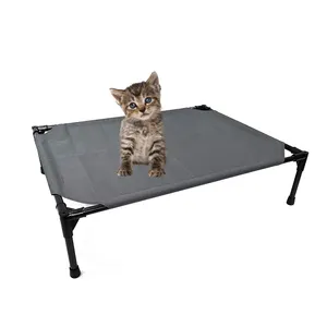 Goede Metalen Stalen Frame Ademend Mesh Cooling Bed Verhoogde Verhoogde Hond Bed