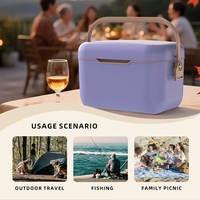 Refroidisseur de glace Portable plage pique-nique fête en plein air et Camping essentiel garder au frais PP matériel isolation froide stockage refroidisseur boîte