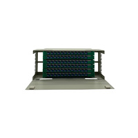 Boîtier de distribution de fibres optiques ODF épaissi en métal à 72 cœurs, unité ODF, boîtier ODF, panneau de brassage de fibres optiques 19 pouces