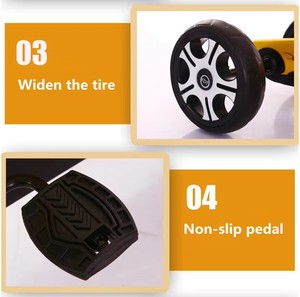 Go-Karts de <span class=keywords><strong>Pedales</strong></span> <span class=keywords><strong>para</strong></span> Niños de 2 <span class=keywords><strong>a</strong></span> 6 <span class=keywords><strong>A</strong></span>ños, Vehículos de Derrape de Cuatro Ruedas <span class=keywords><strong>para</strong></span> Niños y <span class=keywords><strong>Niñas</strong></span>, Venta al Por Mayor - Product Image 4