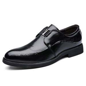 Chaussures habillées en cuir noir pour hommes, à lacets, pour le bureau, la carrière, formelles, décontractées, taille adulte 35 à 50 - Product Image 4