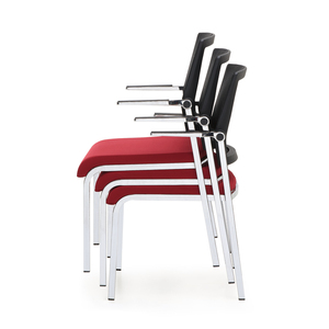 Tissu empilable de haute qualité, chaise de salle de formation de conférence de visiteur de réunion de bureau professionnel Simple - Product Image 2