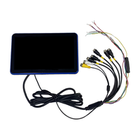 Pantalla LCD para coche Hesida, pantalla táctil de 5 CANALES, Monitor para coche, soporte ajustable en varios idiomas, IPS de 10,1 pulgadas para autobús de camión Universal