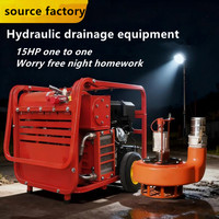 Pompe à incendie hydraulique portable auto-amorçante haute pression, pour bâtiments commerciaux, OEM 35HP 172bar