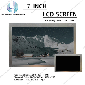 Prix Compétitif AUO 7.0 Pouces G070VW01 V1 LVDS 20pin 800*480 (WVGA) A-Si TFT LCD 60Hz 350cd/m² Luminosité Anti-reflet 3H Durci - Product Image 4