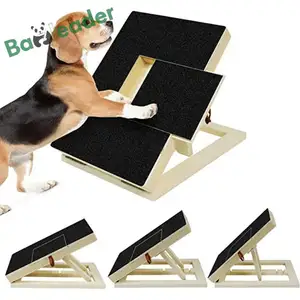 Dapat disesuaikan papan kikir kuku anjing kayu Pulleable bantalan gores bantalan papan garuk anjing bambu untuk papan Pengarah kuku hewan peliharaan
