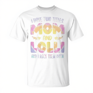 Camiseta Mom And Lolli para regalo del Día de la Madre para abuela - Product Image 2