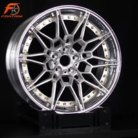 Jantes forgées bicolores 5x114.3 5x120 5x112, jantes de course forgées concaves profondes 17 18 19 20 21 22 23 pouces pour BMW