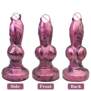 Juguetes Sexuales para Hombres, Pene Artificial, Dildo Enorme, de Goma y Silicona, Realista, con Forma de Animal, Dildo con Nudo de Perro para Mujeres - Product Image 3