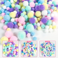 Kit de fabrication de boules en peluche pompon faites à la main, 14 ans d'expérience, unisexe, coloré, matériau hautement élastique, bâtonnets créatifs à torsionner