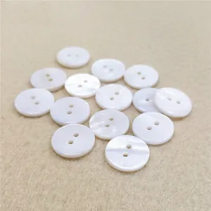 14L-44L Round Natural Two/four Holes Mop Pearl White Buttons