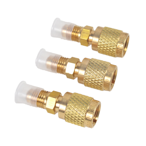 Hongsen Réfrigérant Tuyau De Charge <span class=keywords><strong>Cuivre</strong></span> Cap Air Valve R410 Adaptateur - Product Image 4
