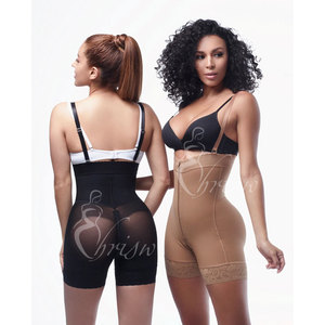 Christine sans bretelles court sans couture <span class=keywords><strong>Derriere</strong></span> Lift corps arraché femmes étape 1 corps complet Shapewear Fajase Colombiana Post - Product Image 3
