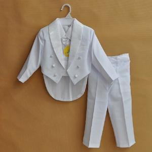 <span class=keywords><strong>Ensemble</strong></span> chemise de mariage robe de baptême 1-4 ans costume de fête d'anniversaire blazer manteau vêtements de baptême pour bébé garçon - Product Image 6