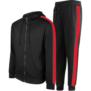 Survêtement de sport unisexe Ensemble de jogging 2 pièces de haute qualité avec logo personnalisé Survêtement patchwork pour l'entraînement Survêtement respirant pour homme - Product Image 4
