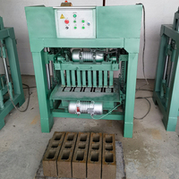 Briques automatiques légères de moulage immobile Standard 4-35B à faible investissement faisant la machine