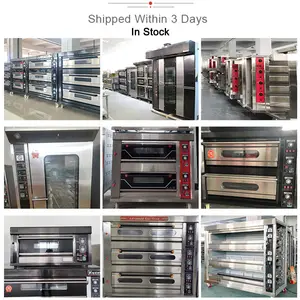 Ofen Hersteller Commercial 3 Deck 6 9 Tabletts Ofen Gas Bäckerei Ofen Preise zu verkaufen