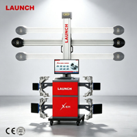 LAUNCH X-831S Système de suivi adaptatif 3D Machine d'alignement des roues intelligente mobile avec écran LED Puissance 0,25 kW