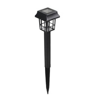 Lampe solaire LED d'extérieur compacte très vendue pour jardin et aménagement paysager de villa, nouvelle, en stock transfrontalier, étanche, certifiée FCC, 3500K Chaud