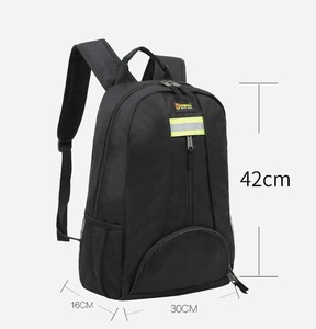 Mochila Oxford Azul con Cierre de Cremallera, Estilo Simple, Múltiples Bolsillos, para Uso Laboral, 7 Pulgadas - Product Image 2