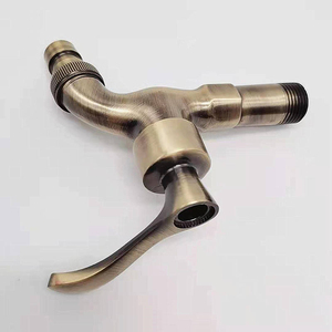 Robinet mural FSH OEM en laiton antique pour jardin, eau froide uniquement, avec <span class=keywords><strong>raccord</strong></span> rapide pour machine à laver - Product Image 3