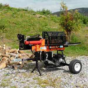 Fendeuse de bois hydraulique, outil de fendage pour bois d'orme, de cerisier, de saule, de pin blanc, de teck, de catalpa, de pin des mers et autres types de bois. - Product Image 4