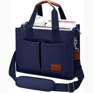 Sac fourre-tout pour Bible gratuit pour femmes avec plusieurs poches / Grand sac pour Bible avec poche pour bouteille d'eau et bandoulière - Product Image 4