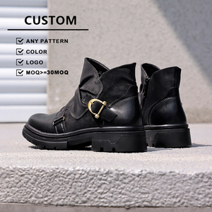 Nouvelles Bottes Tendance Homme de Haute Qualité – Polyvalentes et Décontractées pour le Quotidien, Style Cowboy, Grande Taille, Bout Pointu - Product Image 4
