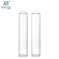 3 ml 5ml 10ml 15ml 20ml 30ml Tube de prélèvement sanguin transparent à fond rond Tube à essai pour petit échantillon d'essence cosmétique de haute qualité