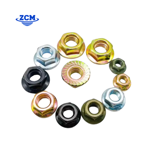 Écrous à bride hexagonale dentelés en acier au carbone M6 M8 M12 DIN6923, oxyde noir, grade 4.8/8.8/10.9/12.9, échantillon gratuit - Product Image 5