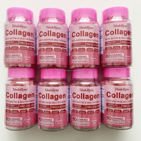 Gummies personnalisées 3D douces, végétaliennes, halal, 100% pures, sans sucre, enrichies en biotine, vitamines, oméga-3, multivitamines, protéines et collagène pour éclaircir la peau