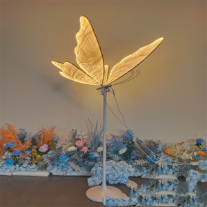 Alas de Mariposa LED para Decoración de Fondo de Escenario de Boda, Accesorios para Eventos y Decoración de Pared Iluminada, Alimentación por Corriente Alterna - Product Image 6