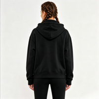 Veste décontractée vintage à capuche zippée avec poches à rivets pour femme, style streetwear, automne-hiver, pour l'extérieur
