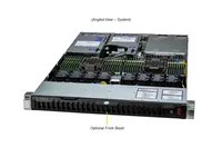 Supermicro Hyper SuperServer SYS 121H TNR 1U Intel Xeon Scalable 32 DDR5 DIMM 8 baies NVMe à échange à chaud 3 PCIe 5.0 Serveur GPU 1U