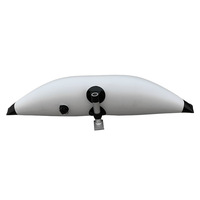 Bouée de flottabilité gonflable blanche de qualité industrielle pour kayak, en PVC