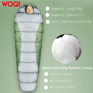 Woqi Ganzendons Hangmat Slaapzak Met Compressie Zak Camping Isolatie Underquilt Lui Tas