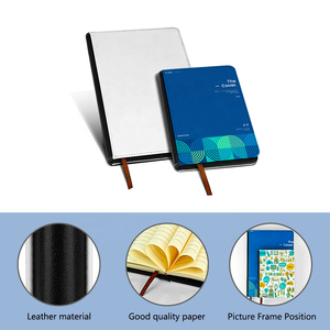 승화 승화 저널 메모장 커버 빈 A5 A6 양면 인쇄 PU 가죽 승화 블랭크 노트북 - Product Image 2