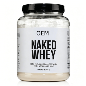 Bioby OEM Marque Privée Protéine de Lactosérum de Bovins Élevés en Pâturage Sans Arôme 25g pour la Croissance Musculaire et la Récupération 2LB 907g - Product Image 1