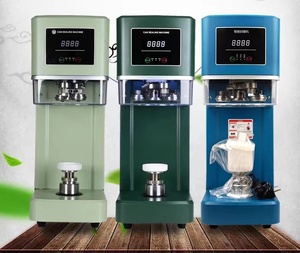 Automatische Bliksealer Intelligente Kleine Draagbare Plastic Bierconservensap Koffiekop Deksel Sluitmachine