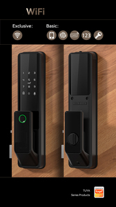 Tự động hóa thông minh Wifi tuya App vân tay khóa cửa mật khẩu thẻ điện tử khóa cửa cho nhà thông minh - Product Image 2
