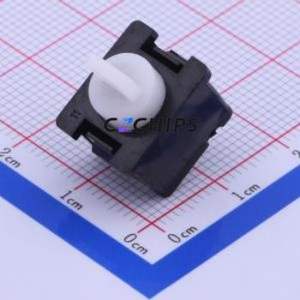 XKB11E01-W Push Button Switch Through hole Component (THT) Switch No Lock Rectangle Button Through Hole 100mA - Product Image 1