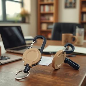 พวงกุญแจแบบยืดหดได้หัวล็อกนิรภัยแบบพกพา EDC ทำจากโลหะใช้แขวนได้อย่างรวดเร็วกลางแจ้งตั้งแคมป์เดินป่า - Product Image 6